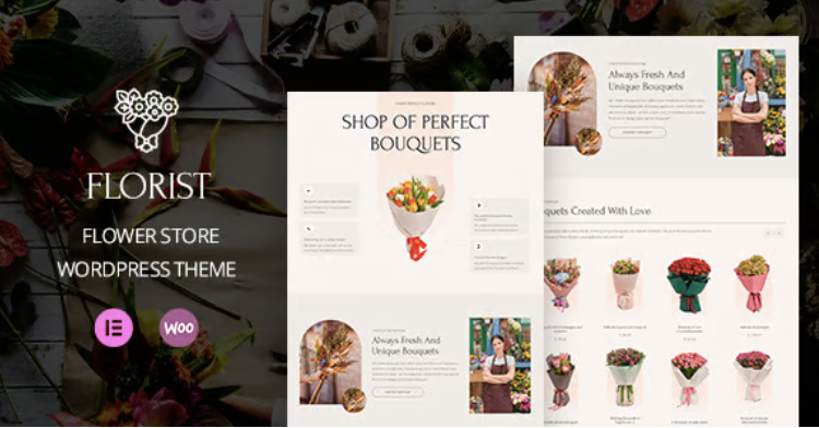Florist - Flower Store WordPress Theme
