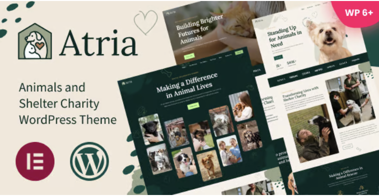 Atria - Animals & Shelter Charity WordPress Theme 2 Atria - Animals & Shelter Charity WordPress Theme
