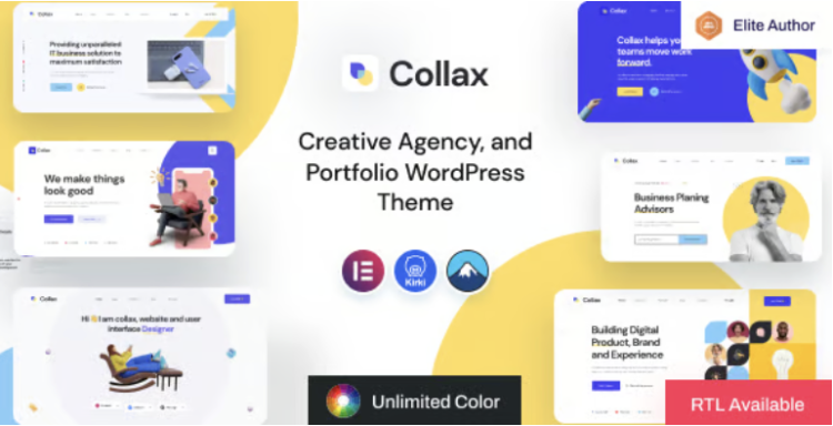 Collax - Creative Agency WordPress Theme