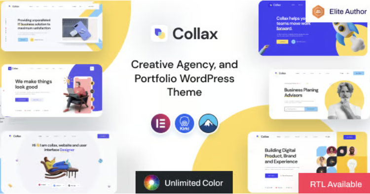 Collax - Creative Agency WordPress Theme
