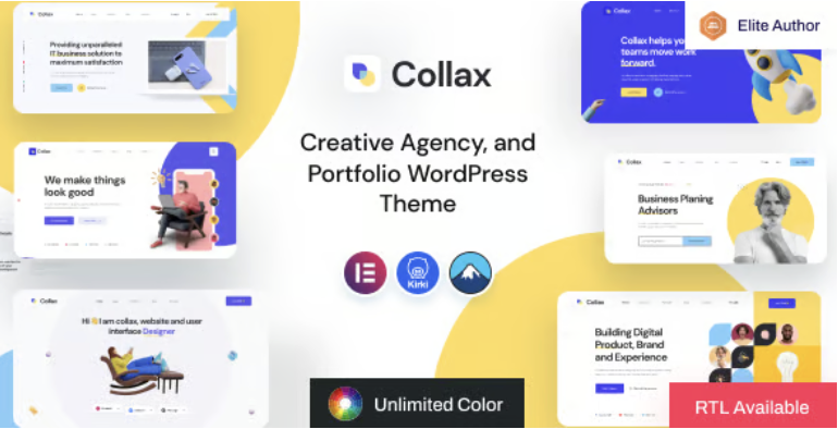Collax - Creative Agency WordPress Theme