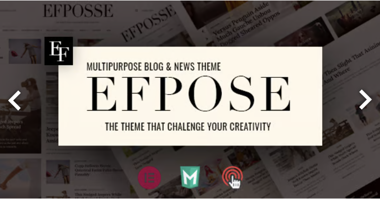 Efpose – Multipurpose Blog and Newspaper Theme