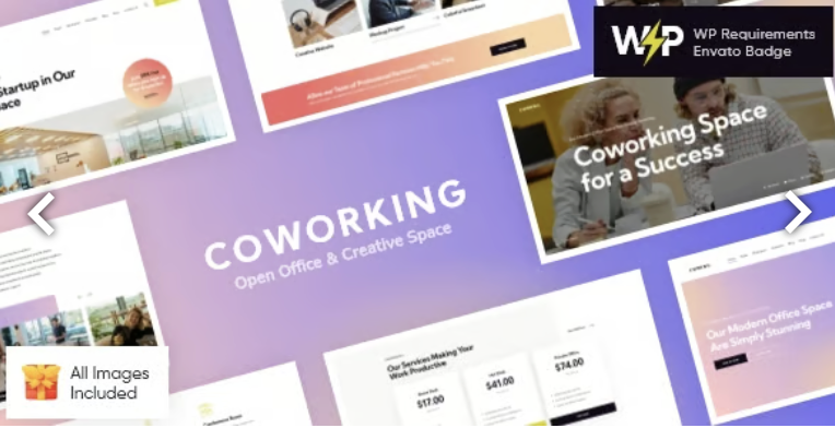 Coworking - Open Office & Creative Space WordPress Theme 2 Coworking - Open Office & Creative Space WordPress Theme