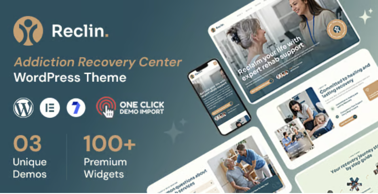 Reclin - Addiction Recovery & Rehabilitation Center WordPress Theme