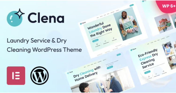 Clena - Laundry Service & Dry Cleaning WordPress Theme
