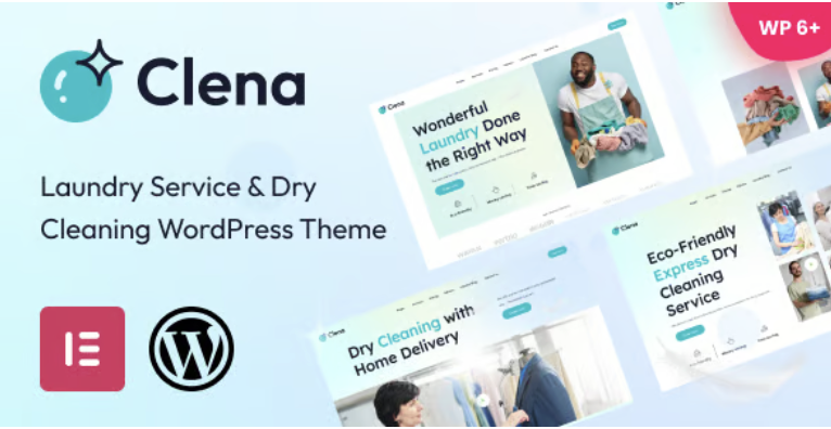 Clena - Laundry Service & Dry Cleaning WordPress Theme