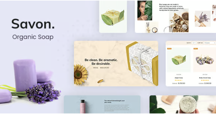 Savon - Handmade Shop WordPress Theme