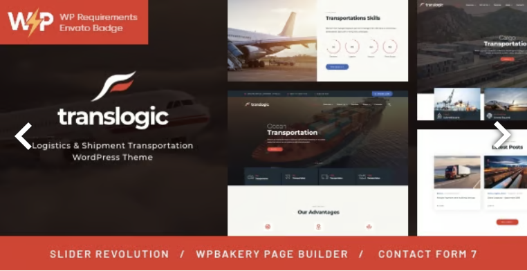 Translogic | Logistics & Shipment Transportation WordPress Theme