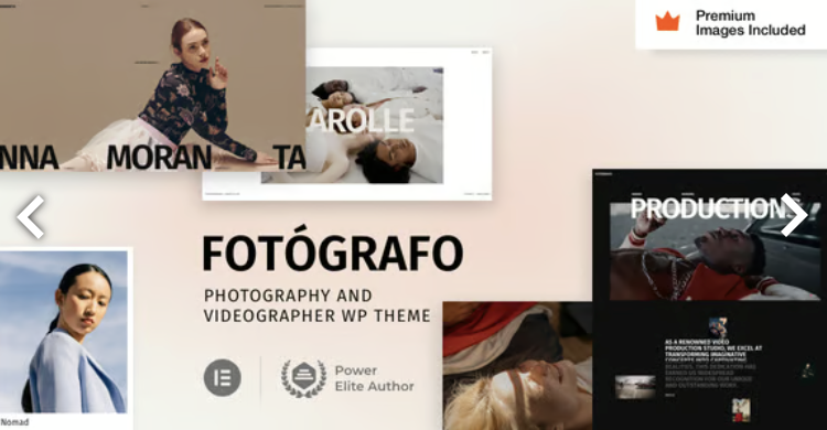 Fotógrafo - Photography Videographer WordPress Theme
