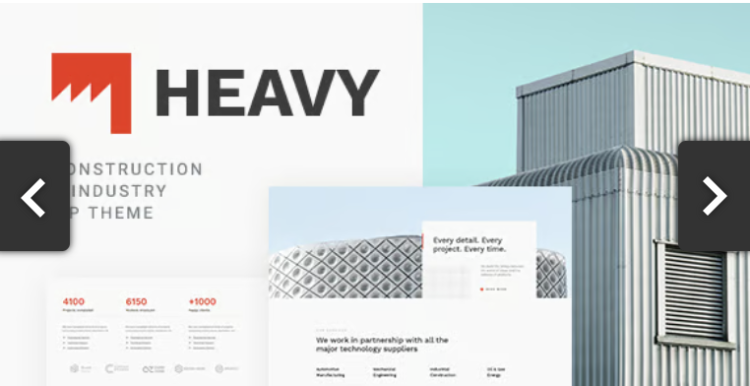 Heavy - Construction and Industrial WordPress Theme
