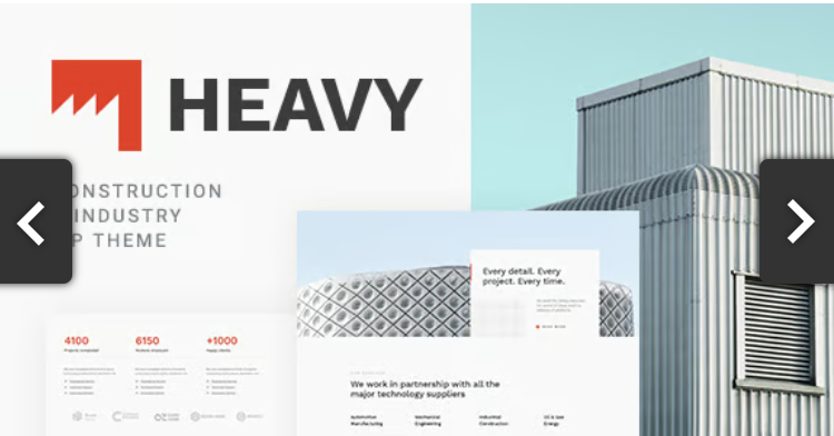 Heavy - Construction and Industrial WordPress Theme