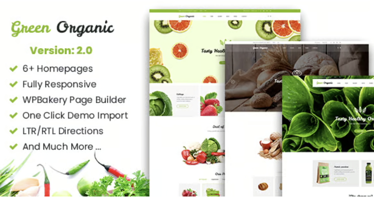 Greenorganic - WooCommerce WordPress Theme