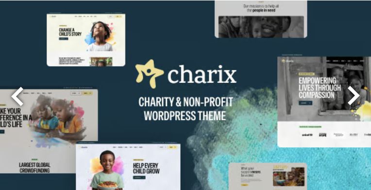 Charix - Charity Nonprofit WordPress Theme