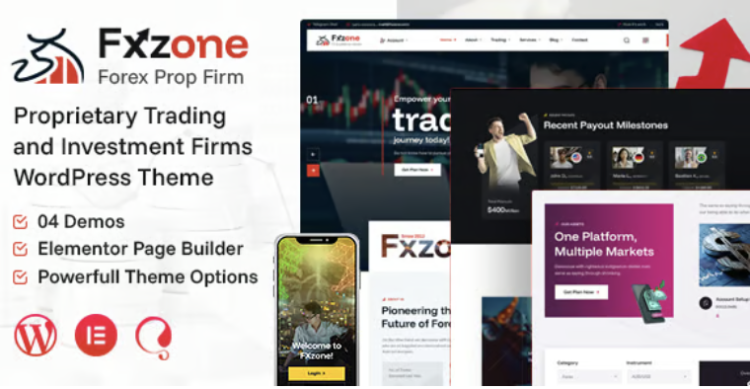 Fxzone - Forex Prop Firm WordPress Theme