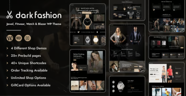 Dark Fashion - Jewelry & Fashion Store Theme