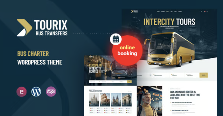 Tourix - Bus Charter WordPress Theme