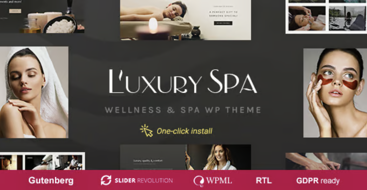 Luxury Spa - Wellness and Beauty WordPress Theme