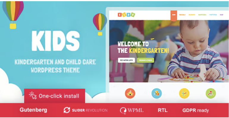 Kids - Day Care & Kindergarten WordPress Theme for Children 2 Kids - Day Care & Kindergarten WordPress Theme for Children