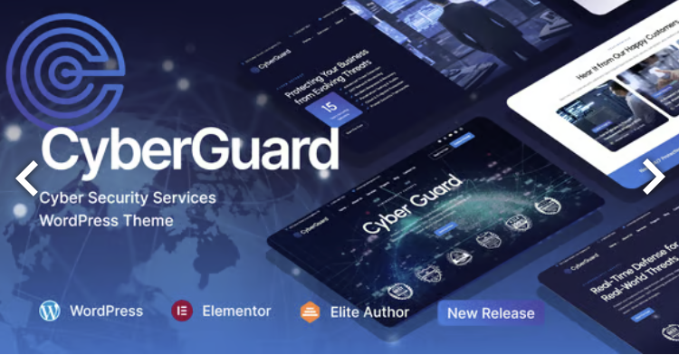 CyberGuard - Cyber Security Services WordPress Theme