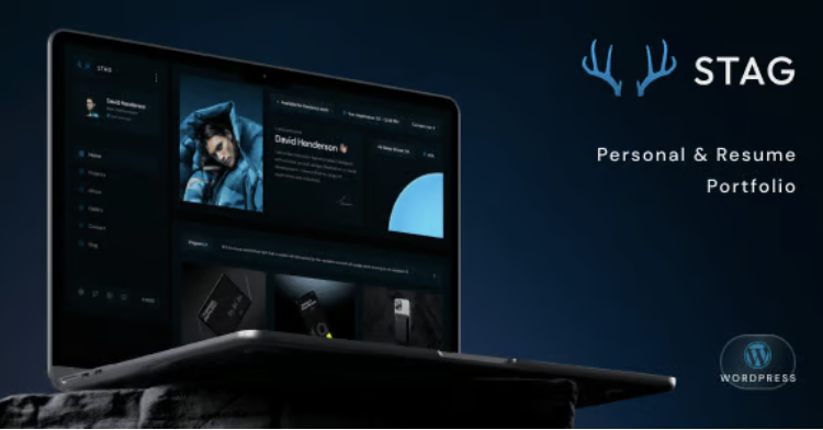 STAG - Personal Portfolio WordPress Theme