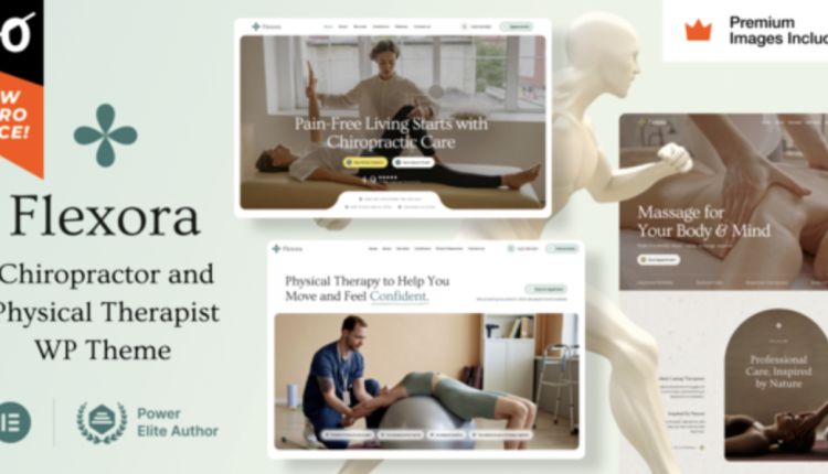 Flexora – Chiropractors Message and Physical Therapists WordPress Theme