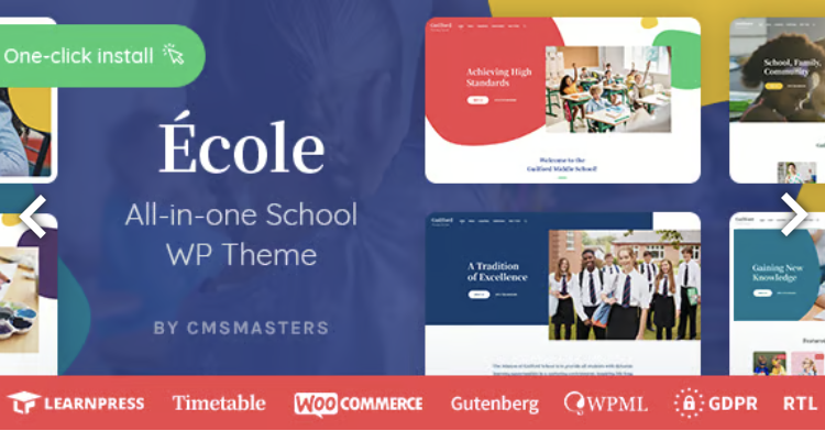 Ecole - Education & School WordPress Theme