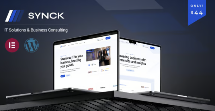 Synck IT Solutions WordPress Theme