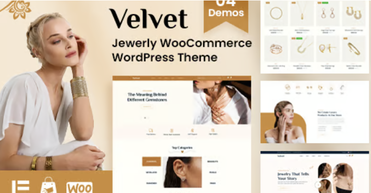 Velvet - Jewelry Store WooCommerce WordPress Theme