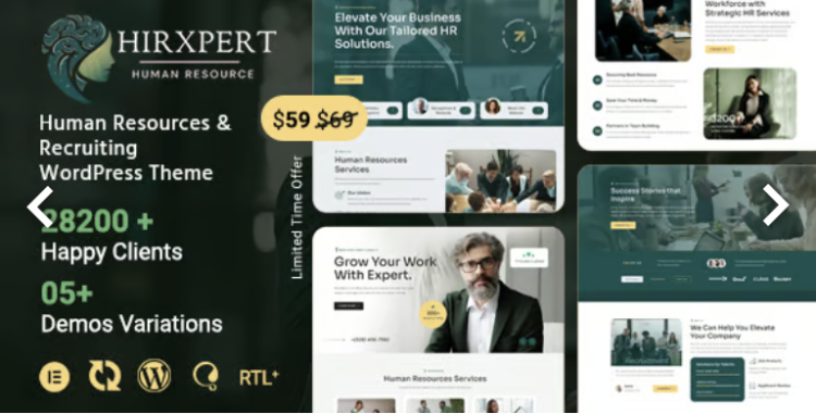Hirxpert - Human Resources & Recruiting WordPress Theme