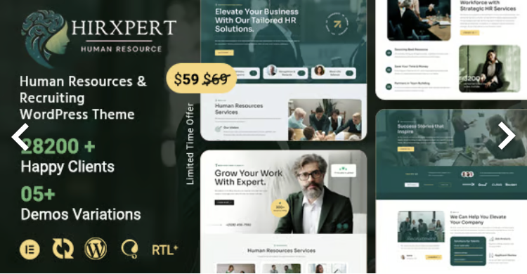 Hirxpert - Human Resources & Recruiting WordPress Theme