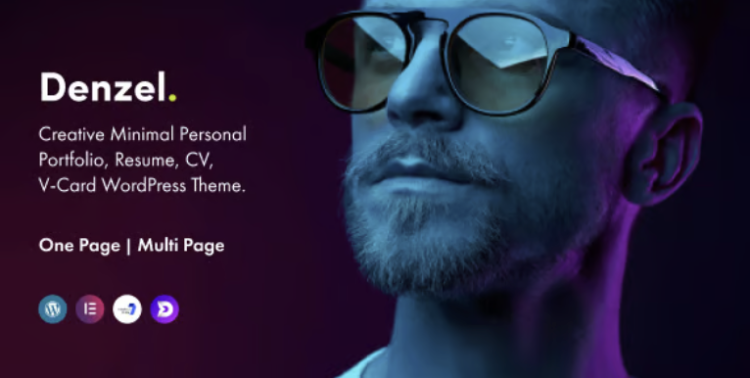 Denzel - Creative Minimal Portfolio WordPress Theme