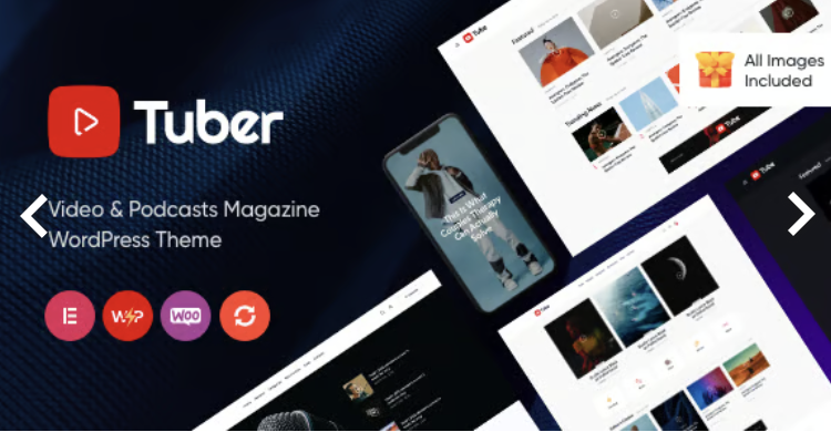 Tuber - Youtube Streaming & Podcast WordPress Theme