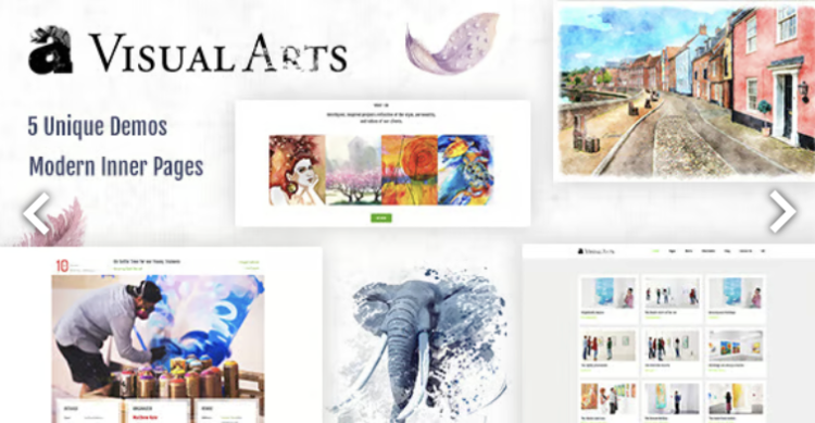 Visual Art | Gallery WordPress Theme