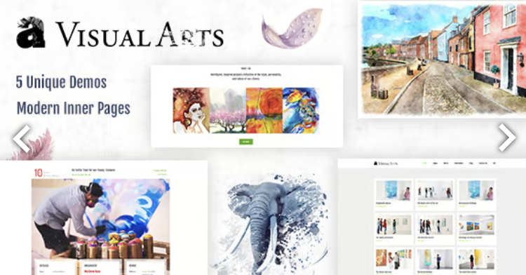 Visual Art | Gallery WordPress Theme