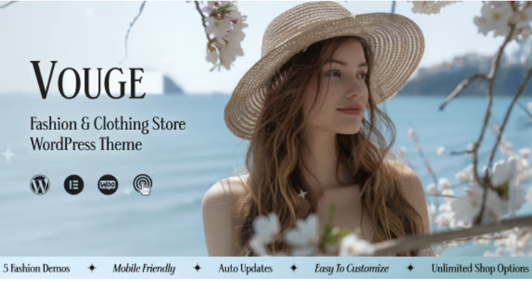 Vouge - Fashion Clothing WordPress Theme