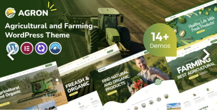 Agron - Agriculture & Organic Farm WordPress Theme