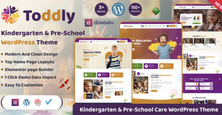 Toddly - Kids & Kindergarten WordPress Theme