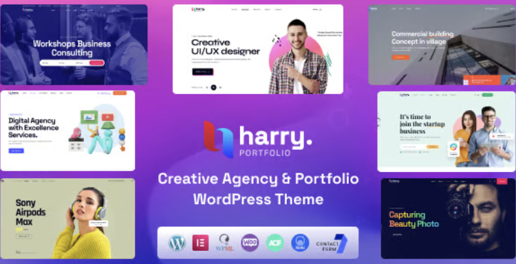 Harry - Creative Agency & Portfolio WordPress Theme