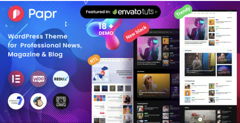 Papr - Newspaper News WordPress