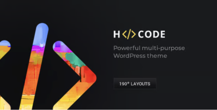 H-Code Responsive & Multipurpose WordPress Theme