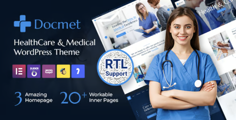 Docmet - HealthCare and Medical WordPress Theme