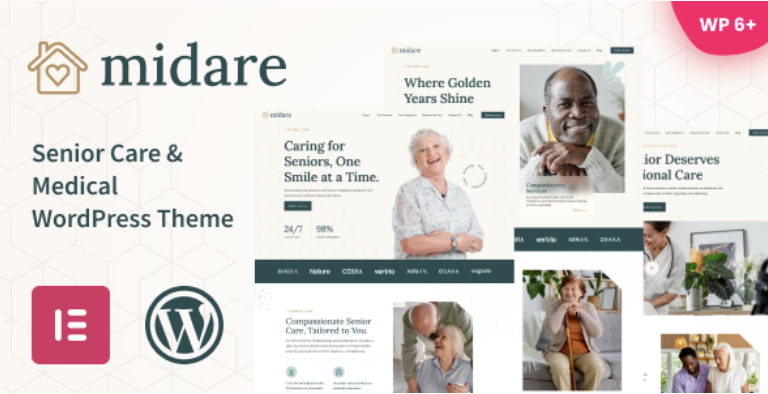 Midare - Senior Care & Medical WordPress Theme 2 Midare - Senior Care & Medical WordPress Theme