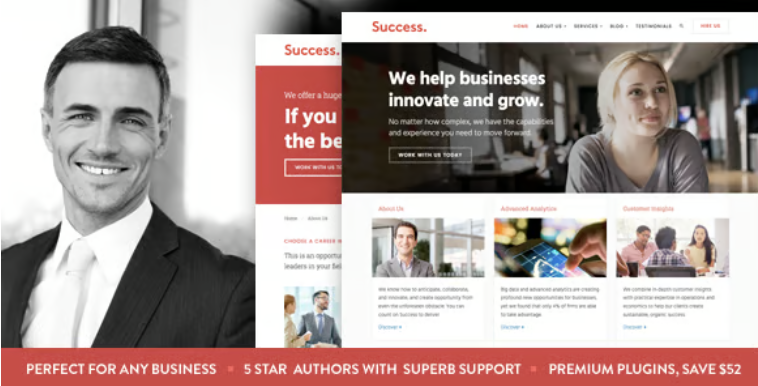 Success - Business and Professional Services WordPress Theme