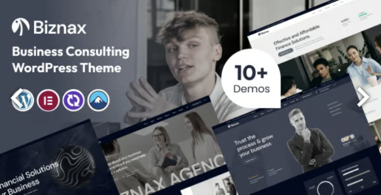 Biznax - Business Consulting WordPress Theme