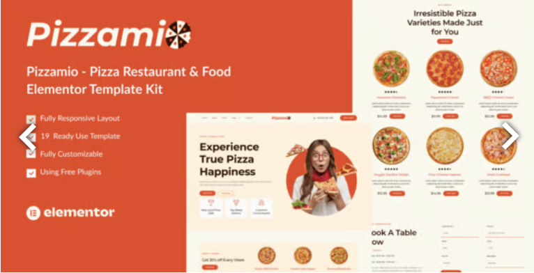 Pizzamio - Pizza Restaurant & Food Elementor Template Kit 2 Pizzamio - Pizza Restaurant & Food Elementor Template Kit