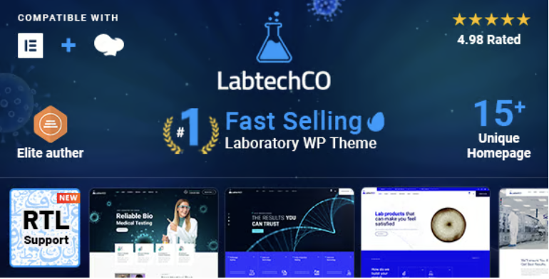 LabtechCO | Laboratory & Science Research WordPress Theme 2 LabtechCO | Laboratory & Science Research WordPress Theme