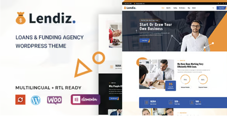 Lendiz - Loan & Funding Agency WordPress Theme 2 Lendiz - Loan & Funding Agency WordPress Theme