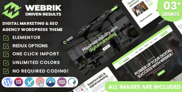 Webrik - Digital Marketing & SEO Agency WordPress Theme 2 Webrik - Digital Marketing & SEO Agency WordPress Theme
