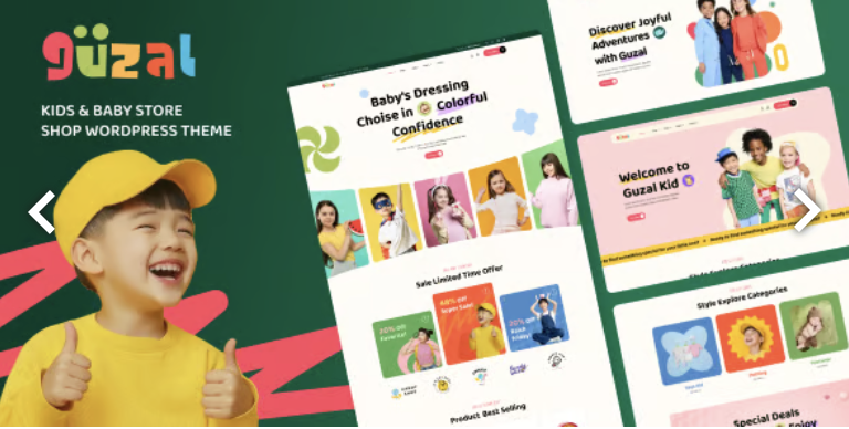 Guzal - Kids & Baby Store
Shop WordPress Theme 2 Guzal - Kids & Baby Store
Shop WordPress Theme