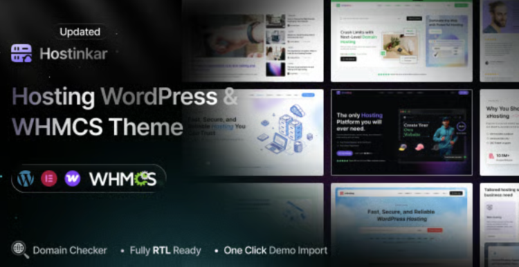 Hostinkar - Hosting WordPress & WHMCS Theme